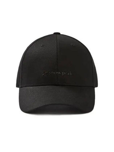 Cland Base Ball Cap S24FUDBC32 Black - SNOW PEAK - BALAAN 1