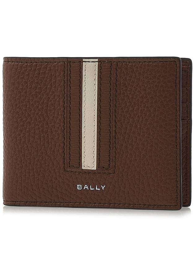 Ribon Logo 6cc Half Wallet Brown - BALLY - BALAAN 2