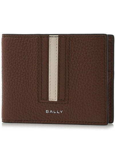 Ribon Logo 6cc Half Wallet Brown - BALLY - BALAAN 2