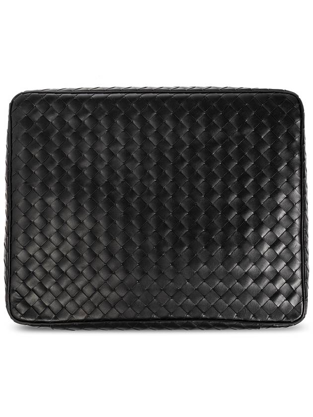 Bottega Veneta ‘Intrecciato Medium’ Travel Case, Men's, Black - BOTTEGA VENETA - BALAAN 3