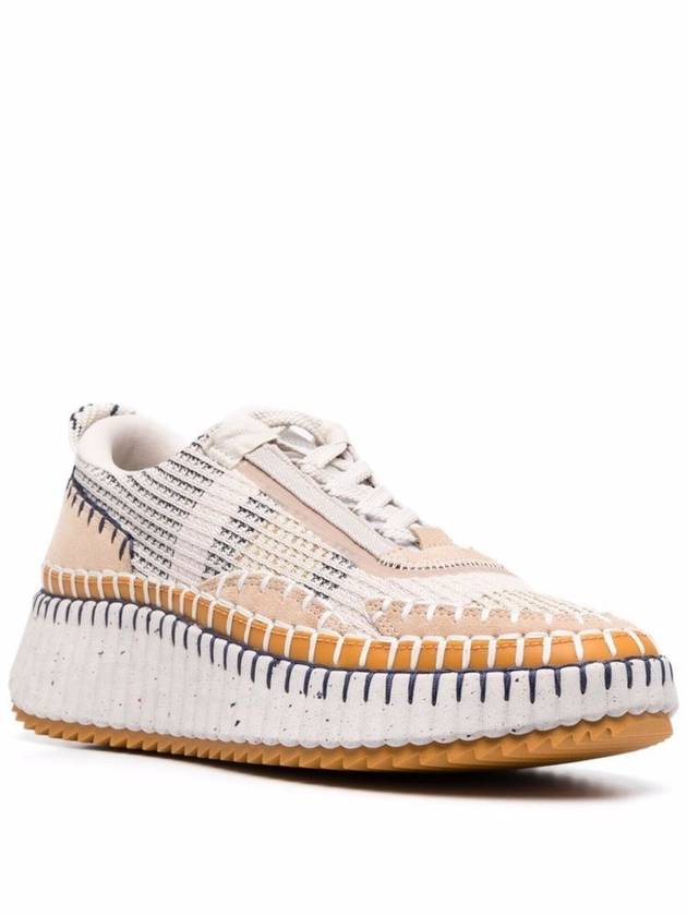 Nama Low Top Sneakers Biscotti Beige - CHLOE - BALAAN 3