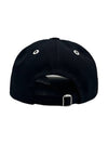 Embroidery Heart Logo Ball Cap Black - AMI - BALAAN 6