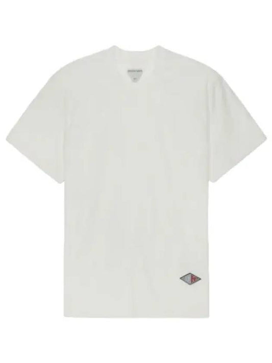 Light Cotton Jersey Short Sleeve T Shirt White Tee - BOTTEGA VENETA - BALAAN 1