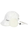 1st Quilted earring bonnet hat MX4SA511 - P_LABEL - BALAAN 4