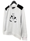 Logo Print Sweatshirt White - MOOSE KNUCKLES - BALAAN 4