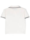 Polo White Kids Short Sleeve 761621348 V0001 - STONE ISLAND - BALAAN 3