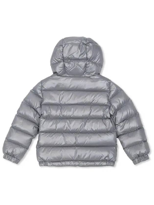 Moncler Kids 6 10 NEW AUBERT Three Stripes Hooded Down Jacket Gray - MONCLER - BALAAN 2