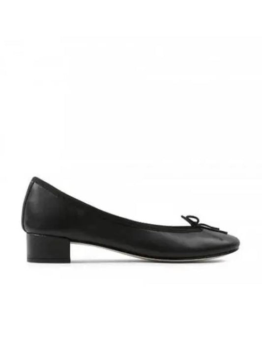 Women's Camille Middle Pumps Shoes Matte Black - REPETTO - BALAAN 2