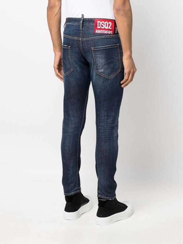 Men's Sexy Twist Jeans Dark Blue - DSQUARED2 - BALAAN 6