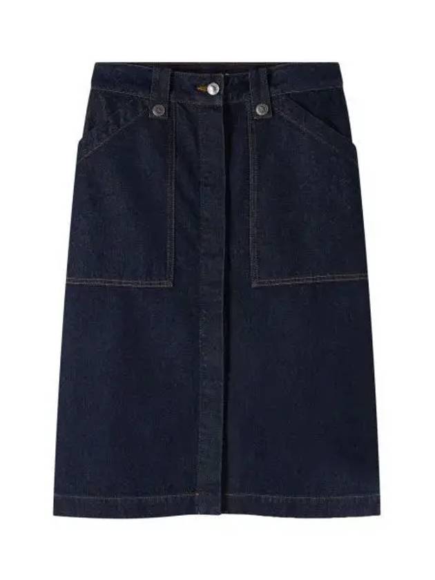 Jupe Annie Denim A-Line Skirt Indigo - A.P.C. - BALAAN 2