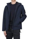 Compass Badge Hooded Jacket Navy - STONE ISLAND - BALAAN 4