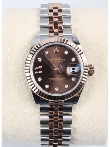 Dayjust 28 Choco Board Combi 10P Star Diamond 24 Years - ROLEX - BALAAN 1