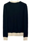 Baby Fox Bicolor Classic Cardigan Black - MAISON KITSUNE - BALAAN 3