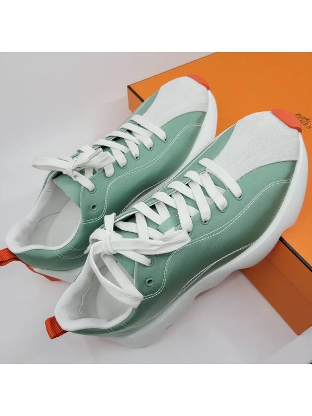 Women's Enball Low Top Sneakers Mint - HERMES - BALAAN 2