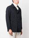 Wappen Patch Single Breasted Jacket Navy - STONE ISLAND - BALAAN 5