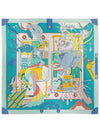 Bagage A Main Scarf Blue - HERMES - BALAAN 2