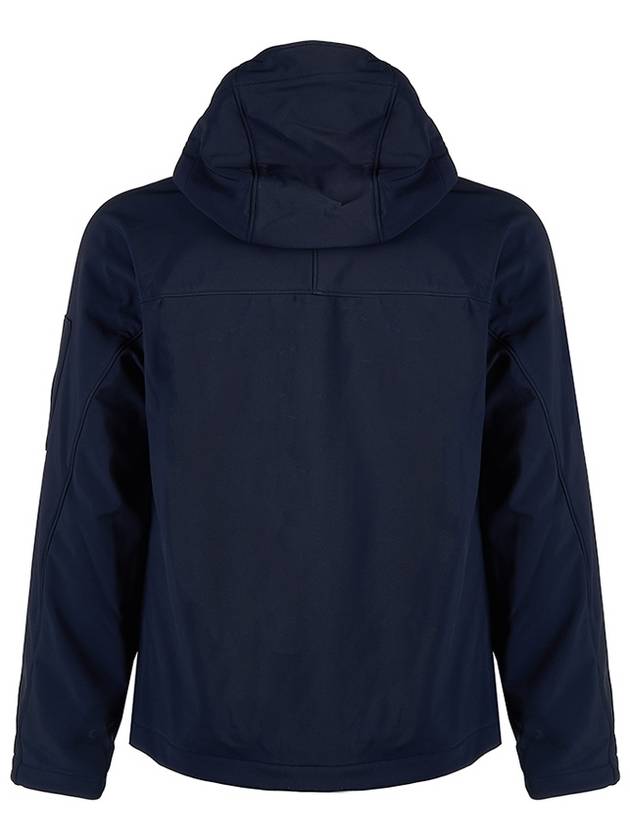 Men's Shell R Lens Wappen Hooded Jacket Navy - CP COMPANY - BALAAN 4