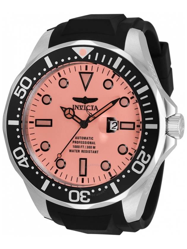 Invicta Pro Diver Date Automatic Red Dial Men's Watch 33606 - INVICTA - BALAAN 1