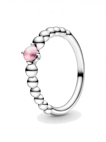 October Birthstone Bedded Ring Petal Pink - PANDORA - BALAAN 1