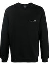 Item Logo Cotton Sweatshirt Black - A.P.C. - BALAAN 1