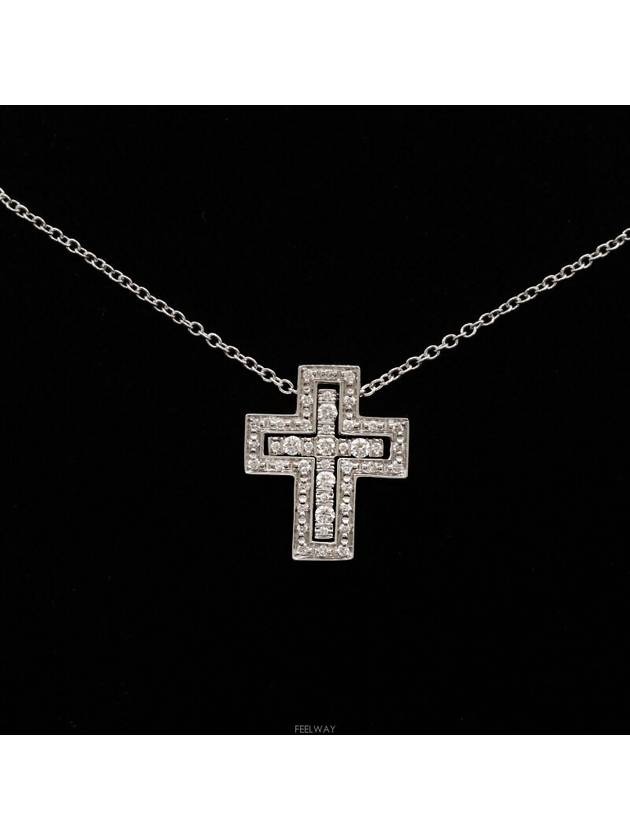 Daejeon Used Luxury Goods 20083507 Belle Epoque 18K White Gold Diamond Necklace XS - DAMIANI - BALAAN 1