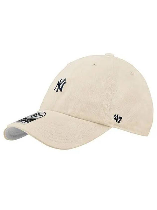 B BSRNR17GWS NT NY New York Yankees small logo ball cap hat - 47BRAND - BALAAN 1