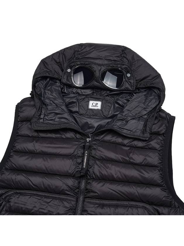 D.D. Shell Goggles Down Vest Black - CP COMPANY - BALAAN 9