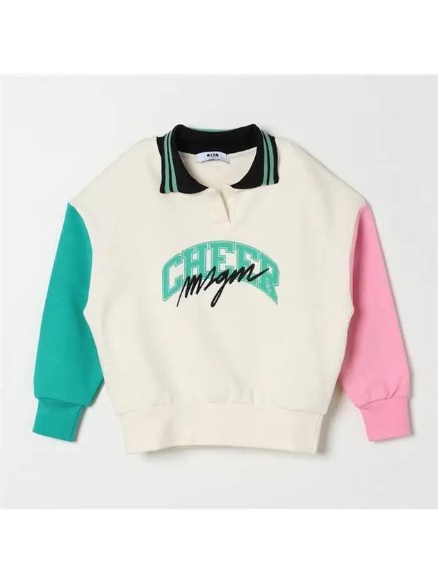 Kids Color Block Sweatshirt - MSGM - BALAAN 4