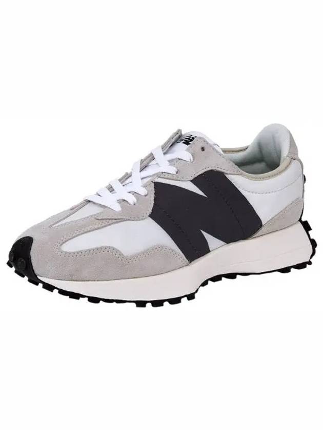 327 Sea Salt Low Top Sneakers Black White - NEW BALANCE - BALAAN 9