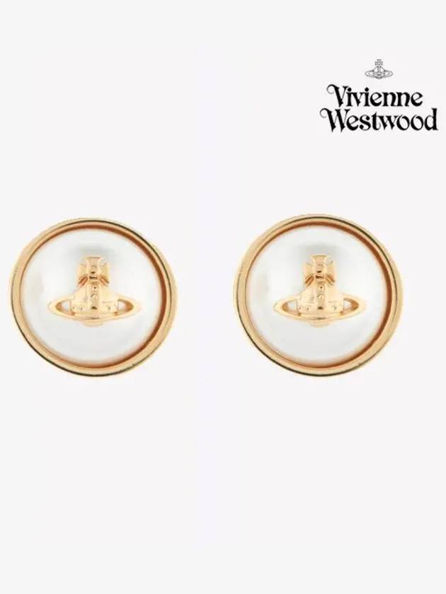 Olga Pearl Small Earrings Gold - VIVIENNE WESTWOOD - BALAAN 3