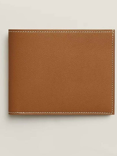 Citizen Twill Compact Half Wallet Brown - HERMES - BALAAN 2