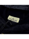 Wappen Patch Cotton Fleece Hoodie Black - STONE ISLAND - BALAAN 7