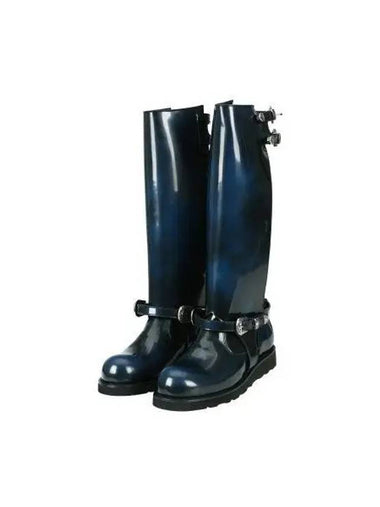 for WOMEN Heather cutout long boots aaa343w BLUE BLACK - ANDERSSON BELL - BALAAN 1