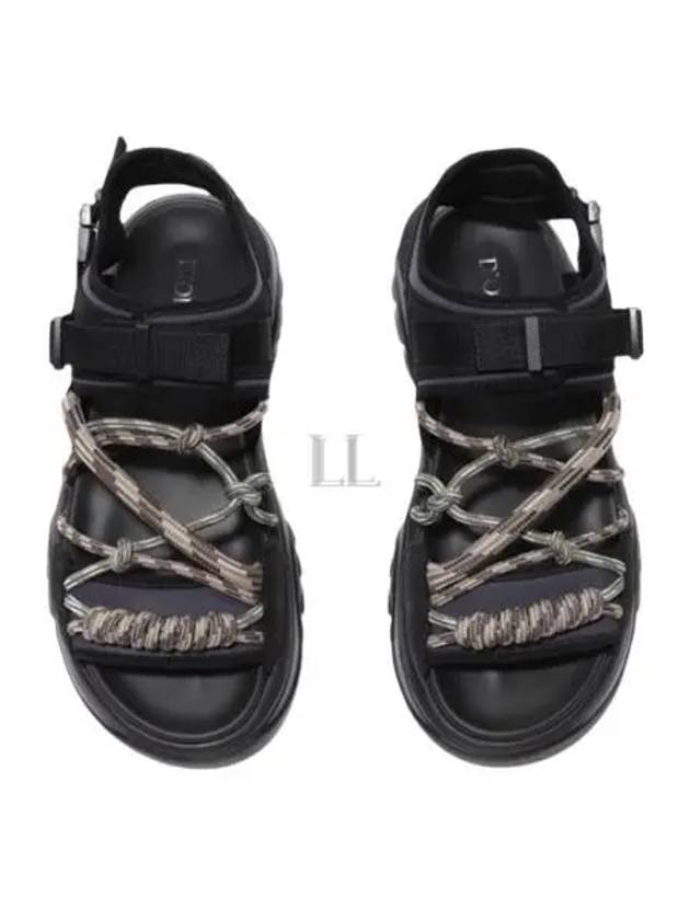 H Town Sandals Black - DIOR - BALAAN 2