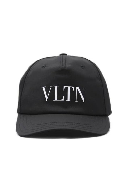 logo printed nylon ball cap black - VALENTINO - BALAAN 1