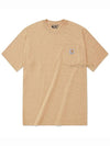 K87 Workwear Pocket Short Sleeve TShirt Pale A Pearl Cut Neff - CARHARTT - BALAAN 1