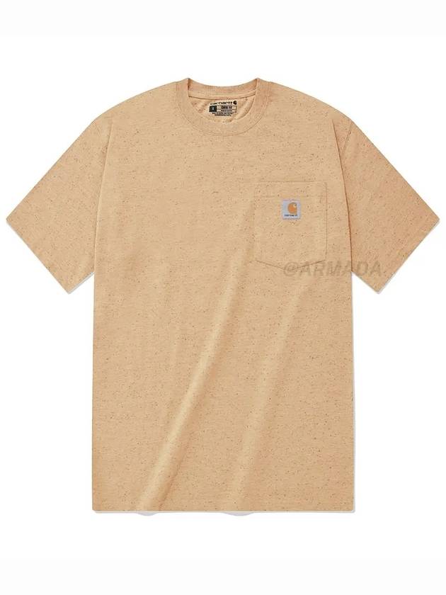 K87 Workwear Pocket Short Sleeve TShirt Pale A Pearl Cut Neff - CARHARTT - BALAAN 1