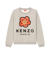 Women's Boke Flower Print Logo Sweatshirt Grey - KENZO - BALAAN 2