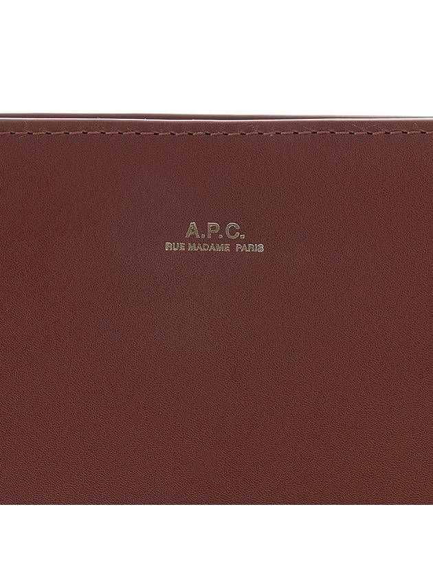 Geneve Smooth Leather New Shoulder Bag Brown - A.P.C. - BALAAN 8