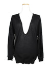 Studio black U neck knit 66 77 - MAX MARA - BALAAN 1