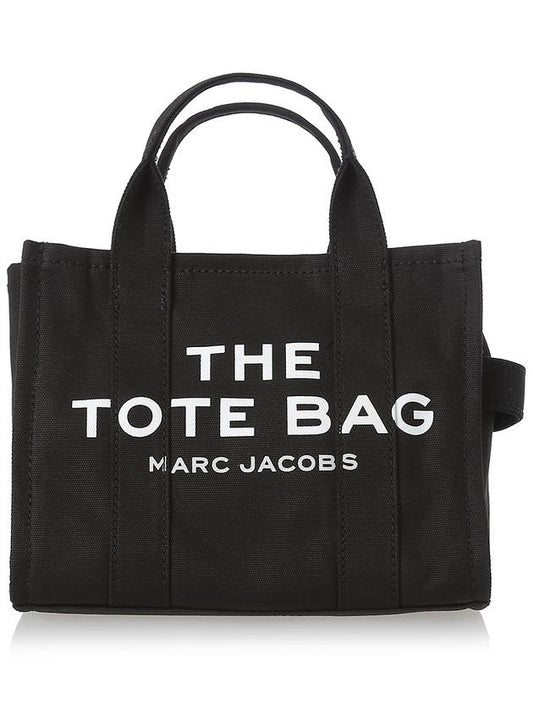 Logo Canvas Small Tote Bag Black - MARC JACOBS - BALAAN 2