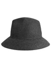 Women's FAL3434 M006 My Journey Bucket Hat Charcoal - LORO PIANA - BALAAN 3