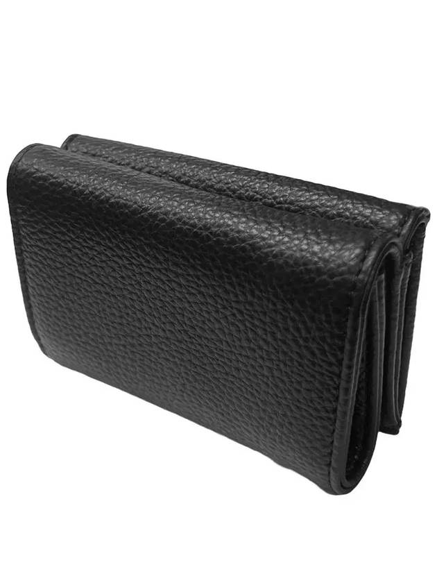 Envelope Biogreen Grain Half Wallet Black - VIVIENNE WESTWOOD - BALAAN 10