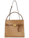 Lee Radziwill Double Bag Brown - TORY BURCH - BALAAN.