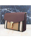 House Check Macken Cross Bag Mahogany Red - BURBERRY - BALAAN 2