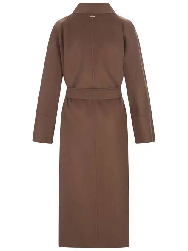 CALLA Belted Wool Coat Brown 2390160839 095 - MAX MARA - BALAAN 3