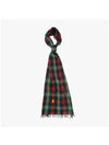 PC1370 611 Pony Outdoor Crinkle Plaid Check Fringe Muffler - POLO RALPH LAUREN - BALAAN 5