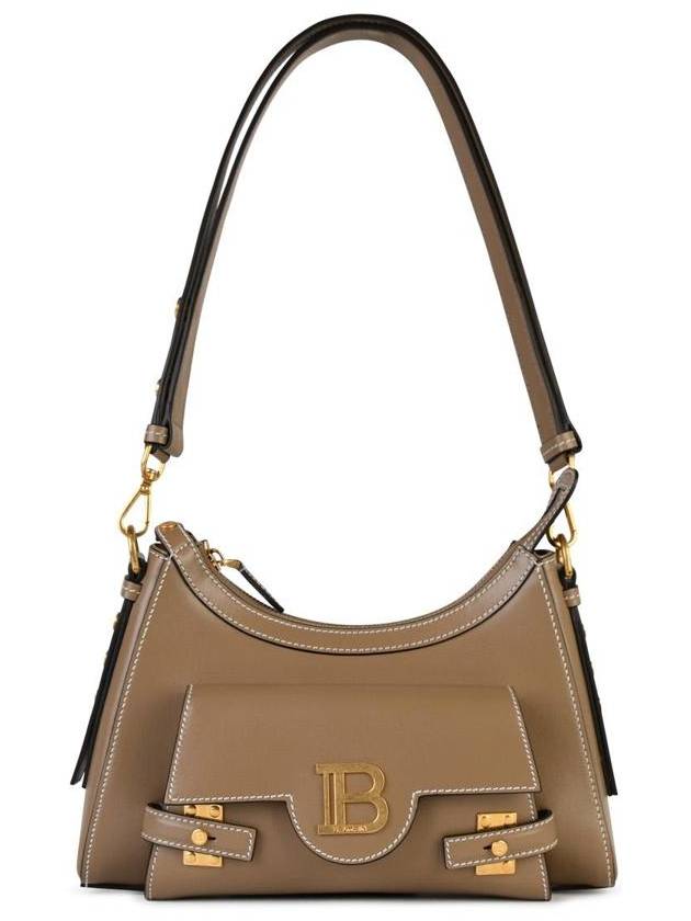 Balmain 'Hobo B-Buzz' Beige Leather Bag - BALMAIN - BALAAN 1