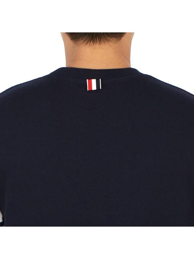 4 Bar Loopback Jersey Sweatshirt Navy - THOM BROWNE - BALAAN 10