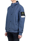 Light Soft Shell R E Dye Technology In Recycled Polyester Hooded Jacket Avio Blue - STONE ISLAND - BALAAN 5